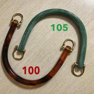 Chaîne en résine à maillons acryliques larges, chaîne en bois, poignée de sac en résine épaisse effet marbre, accroche-sac à main, accessoires pour sac fourre-tout, décoration murale - Product Image 1