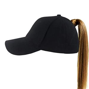 OEM 2026 Custom Logo Women's Ponytail Baseball Cap Messy High Bun Adjustable <b>Dad</b> <b>Hat</b> Made By TRIOTAKE Industry - Product Image 3