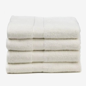 Ensemble de serviettes de bain en coton 100% premium, gris uni, rectangulaires, tissées, douces, absorbantes, séchage rapide, style uni, nom de marque personnalisé, plage - Product Image 6