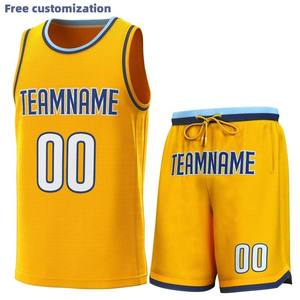Camisetas de Baloncesto de Malla con Diseño Personalizado, Bordado de Alta Calidad, Uniforme de Baloncesto Juvenil Sublimado Personalizado con Pantalones Cortos - Product Image 1