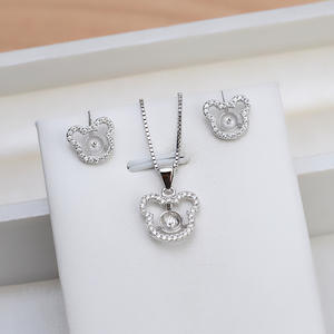 Colgante de Plata S925 para Oreja, Personalizado con Gato Pequeño, Panda y Perla, Accesorio de Joyería DIY, Colgantes y Dijes de Moda-1347 - Product Image 3