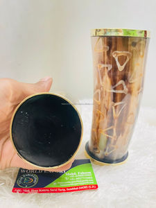 <b>Handmade</b> Buffalo Horn Shot Cups <b>Handmade</b> Cow Drinking Horn Glass Ox Horn Viking <b>Mug</b> for Parties and Toasts By FWE - Product Image 4