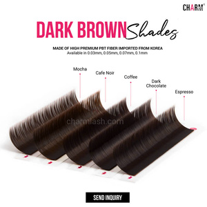 Charmlash, fabricant et grossiste d'extensions de cils, plateaux d'extensions de cils bruns, cils volume russe, cils russes, fournisseur de premier plan - Product Image 3