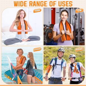 Custom Team Cooling <b>Towel</b> Quick Dry Breathable Sweat Wicking Neck <b>Wrap</b> Ice Cooling For Gym Running Sports Outdoor Training - Product Image 5