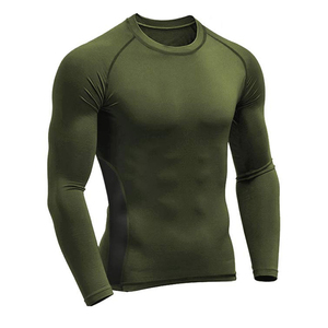 Conjunto Deportivo de Compresión Unisex para Invierno 2026, Estampado, de Secado Rápido, Transpirable, 100% Poliéster, 2 Piezas, para Gimnasio, Entrenamiento, MMA - Product Image 4