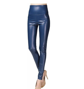Women's High Quality Original Cowhide <b>Leather</b> Pants Breathable New Fashion Front Flat <b>Sexy</b> Black <b>Leather</b> Trousers for Winter - Product Image 4