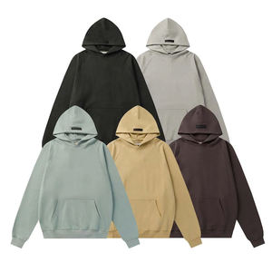 Sweat à capuche unisexe pour enfants, couleur unie, surdimensionné, 100% coton, polaire respirant, séchage rapide, haute qualité, logo personnalisé, streetwear décontracté, OEM - Product Image 4