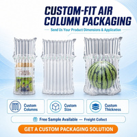 Sac à colonnes d'air en L personnalisé AIR-DFLY pour boîte de lait en poudre, pastèque et grands fruits – Emballage de protection antichoc gonflable