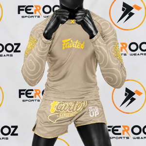 Conjunto de Ropa Deportiva para Gimnasio, Rashguard y Pantalones Cortos de MMA con Estampado Personalizado, Ropa de Compresión de Manga Larga para Hombre, para Entrenamiento Físico - Product Image 5