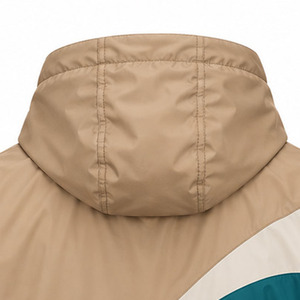 Windbreaker <b>Jacket</b> for <b>Men</b> Water Resistant <b>Lightweight</b> Outdoor Sports Full Zip Hooded Activewear Factory Direct OEM Manufacturer - Product Image 6