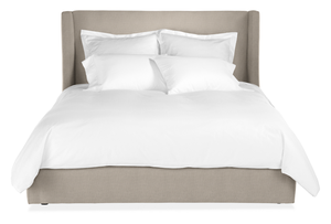 Minimalist Solid Wood Panel <b>Bed</b> <b>Frame</b> | KD Flat Pack Craftsman Bedroom Furniture - Product Image 2