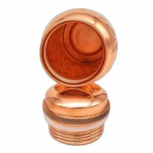 Pure <b>Copper</b> Water <b>Bottle</b> Shine Finished Screw Lid Direct <b>Drinking</b> Portable <b>Copper</b> <b>Drinking</b> <b>Bottle</b> for Office - Indian Home Craft - Product Image 3