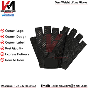 Gants de musculation personnalisés avec logo pour hommes et femmes, antidérapants, pour la salle de sport, l'entraînement et le fitness, fournisseur - Product Image 2