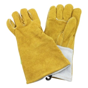 Gants de soudage en cuir de vachette épais, protection industrielle des mains, résistance à l'abrasion et à la chaleur, gants de soudage robustes - Product Image 5