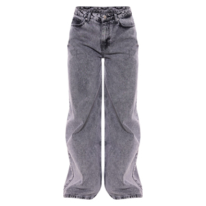 New High Quality Breathable Eco-Friendly Quick Dry Solid Casual Oversized Denim <b>Overalls</b> Customize 100% Cotton <b>Women's</b> Jeans - Product Image 4