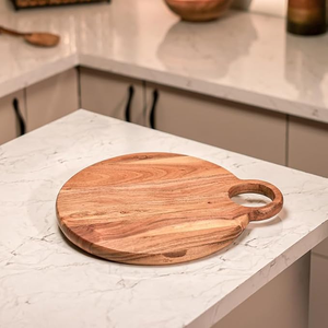 Extra Large Antique Wooden Rectangle Cutting Board Farmhouse Edge Design Eco-Friendly Dishwasher Safe 1.5cm Thick Solid <b>Wood</b> - Product Image 3