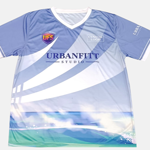 Camiseta Deportiva Personalizada con Cuello en V, Uniforme de Juego de Manga Corta, Camiseta de Club, 100% Poliéster, Ecológica y Transpirable - Product Image 1