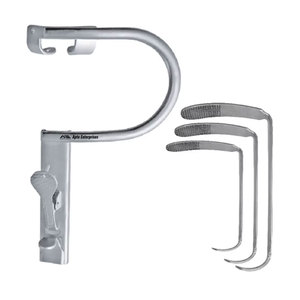 Écarteurs buccaux en acier inoxydable pour pédiatrie/enfants, modèle Plain Blades Gag Frame, Kraft Surgical Davis Boyles, lot de 3 - Product Image 1