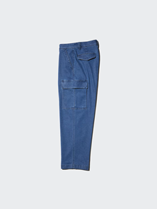 Pantalon Cargo Décontracté Homme Tendance Léger Taille Mi-Haute Coupe Ample Jean Coton Denim Écologique Haute Couture - Product Image 2