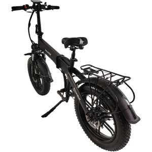 Vélo électrique 20 pouces avec batterie au lithium fer phosphate, 7 vitesses, cadre en alliage d'aluminium, moteur dissimulé, autonomie de 31 à 60 km - Product Image 2