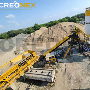 เครื่องผสมคอนกรีตสำเร็จรูปคุณภาพสูง CREONEX พร้อมมอเตอร์เกียร์บ็อกซ์  กำลังการผลิต 20-120 คิว  ใช้พลังงานไฟฟ้า - Product Image 1