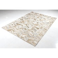 Tapis en cuir de vachette véritable antidérapant, fait à la main, imprimé d'animaux, à poils bas, pour la décoration intérieure et extérieure, à usage commercial et domestique.