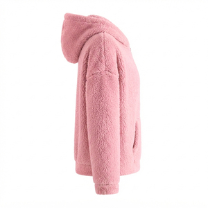 1. OEM <b>Sherpa</b> Fleece <b>Hoodies</b> with Custom Logo Sizes and Colors for Clothing Brands Reasonable Price Wholesale Manufacturer - Product Image 6