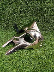 Máscara Facial de Gladiador Medieval Hecha a Mano, Estilo MF Doom, Acero Suave, Disfraz de Armadura para Adultos, para Representaciones Históricas, Cosplay y Actuaciones Escénicas - Product Image 4