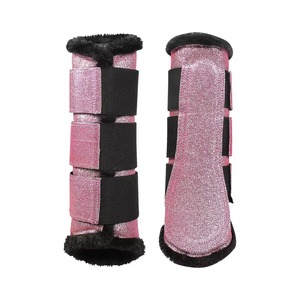 New Quality Horse <b>Brushing</b> <b>Boots</b> Horse Leg Protective Wear in Solid Colors Factory Made Horse <b>Boots</b> With Low MOQ - Product Image 2