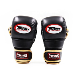 Guantes Profesionales de Entrenamiento para MMA, Sparring, Muay Thai, Kickboxing, Grappling, Guantes de Cuero para Lucha Profesional - Product Image 3