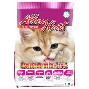 Alley Cat 1,3 kg Nutritious Complete Dry Cat Food Ocean Fish Flavor para gatos fuertes y saludables - Product Image 3