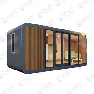 Maison préfabriquée FLKT, cabane Apple, structure en acier moderne, villa résidentielle pour l'extérieur, glamping mobile, bureau de jardin, CE/ISO - Product Image 5