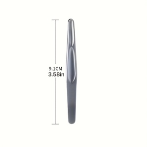 Pinzas Modernas de Acero Inoxidable para Cejas con Punta Redonda, Punta Puntiaguda de 9.1 cm, Diseño Duradero, Necesidades de Belleza y Cuidado Personal en el Hogar - Product Image 1