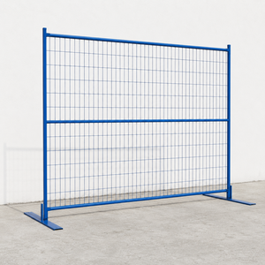 Panneau de clôture en treillis soudé temporaire robuste galvanisé pour chantier de construction en Australie, barrière de sécurité pour usage extérieur - Product Image 2