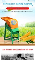 Décortiqueuse et égreneuse de maïs électrique automatique XH pour usage domestique, 220V, capacité 1000-2500kg/h, garantie 1 an