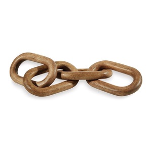 Chaînes décoratives en bois pour la maison, artisanales, légères, sur le thème de l'amour, sculptées, polies et peintes à la main - Product Image 3