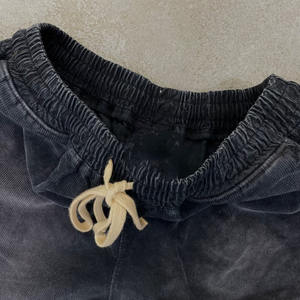 Pantalones Cortos Deportivos para Hombre, Estilo Vintage, Lavado Ácido, Diseño Personalizado, Transpirables, 100% Algodón, Estilo Hip Hop Urbano, con Bolsillos, Venta al Por Mayor - Product Image 2