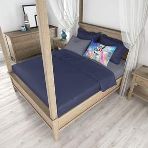 Nueva funda de almohada ligera supersuave con ilustraciones Hippie, funda de cojín de Llama de tamaño estándar decorativa de fácil cuidado - Product Image 4