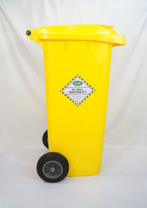 Conteneur mobile de 120 litres pour kit anti-déversement d'hydrocarbures, robuste, pour les secteurs pétrolier et gazier, les opérations offshore et en raffinerie - Product Image 5