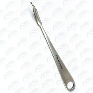 คันโยกกระดูก 16 ซม. เครื่องมือผ่าตัดยกกระดูกเชิงกราน คันโยกกระดูก 6 มม. ตัวแยกกระดูกแบบตะขอ เครื่องมือผ่าตัดมินิโฮห์มมันน์ - Product Image 2