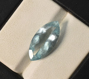 Marquesa aguamarina-aguamarina azul cielo natural-piedra de nacimiento de Marzo-hermosa piedra de corte de piedra de marquesa facetada de Aguamarina - Product Image 4