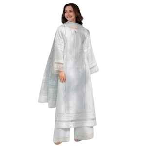 ชุดผ้าลินินปากีสถานสำหรับผู้หญิง สวมใส่สบาย ระบายอากาศได้ดี ไม่ยับง่าย เหมาะสำหรับใส่ลำลอง/งานเลี้ยงในฤดูหนาว ราคาสมเหตุสมผล - Product Image 1