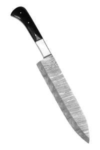 Juego de Cuchillos de Cocina Hechos a Mano por A&M Enterprises con Mango de Micarta Negra y Bolster Pulido, Cuchillos de Supervivencia, Utilitarios y de Caza - Product Image 3