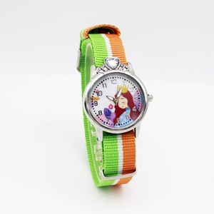 Relojes Infantiles de Nailon con Diseño de Personajes Animados |   Reloj Infantil para Niñas NW1373 - Product Image 2