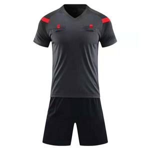 Uniforme de Árbitro de Fútbol Profesional para Hombre - Camiseta de Manga Corta y Pantalones Cortos con Técnica de Sublimación, Ropa Deportiva de Fútbol - Product Image 5