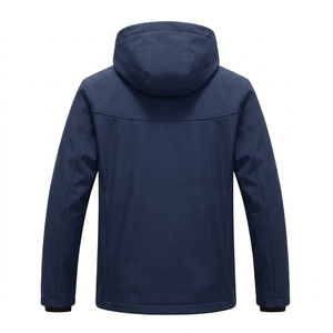 Veste décontractée pour homme pour l'extérieur avec capuche réglable et plusieurs poches zippées - Product Image 2