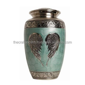 Urna Funeraria de Latón Personalizada, Grabada, con Acabado en Color, Grande, al por Mayor, para Cenizas Humanas de Adultos, Urnas de Recuerdo de la Mejor Calidad, Estilo Americano - Product Image 5