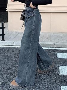 Women's Jeans 100% Cotton Regular Fit Mid Waist Full Length Stonewashed Denim Casual Ripped Dark Sexy <b>Boot</b> Cut Solid Color - Product Image 2