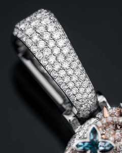 Colgantes de Moissanita VVS de Plata 925 Tallados a Mano, Joyería Fina Personalizada, Chapado en Oro Rosa, Estilo Hip Hop, Colgante con Nombre - Product Image 2