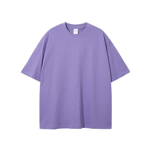เสื้อยืดโอเวอร์ไซส์โลโก้สั่งทำ สไตล์อเมริกัน ผู้ชาย ลำลอง ผ้าฝ้าย สตรีทแวร์ โรงงานขายส่ง - Product Image 5